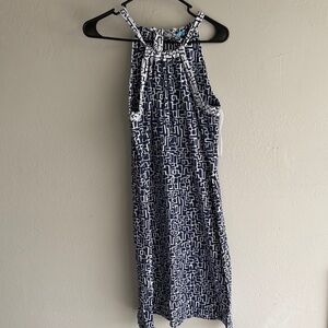 J. McLaughlin Navy and White Mini Dress